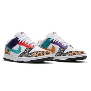 Nike dunk low safari print